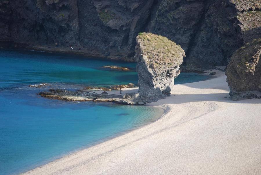 Cabo De Gata Villa Rocio, 1ª Linea Playa Y Parque Natural - Planta Baja מראה חיצוני תמונה